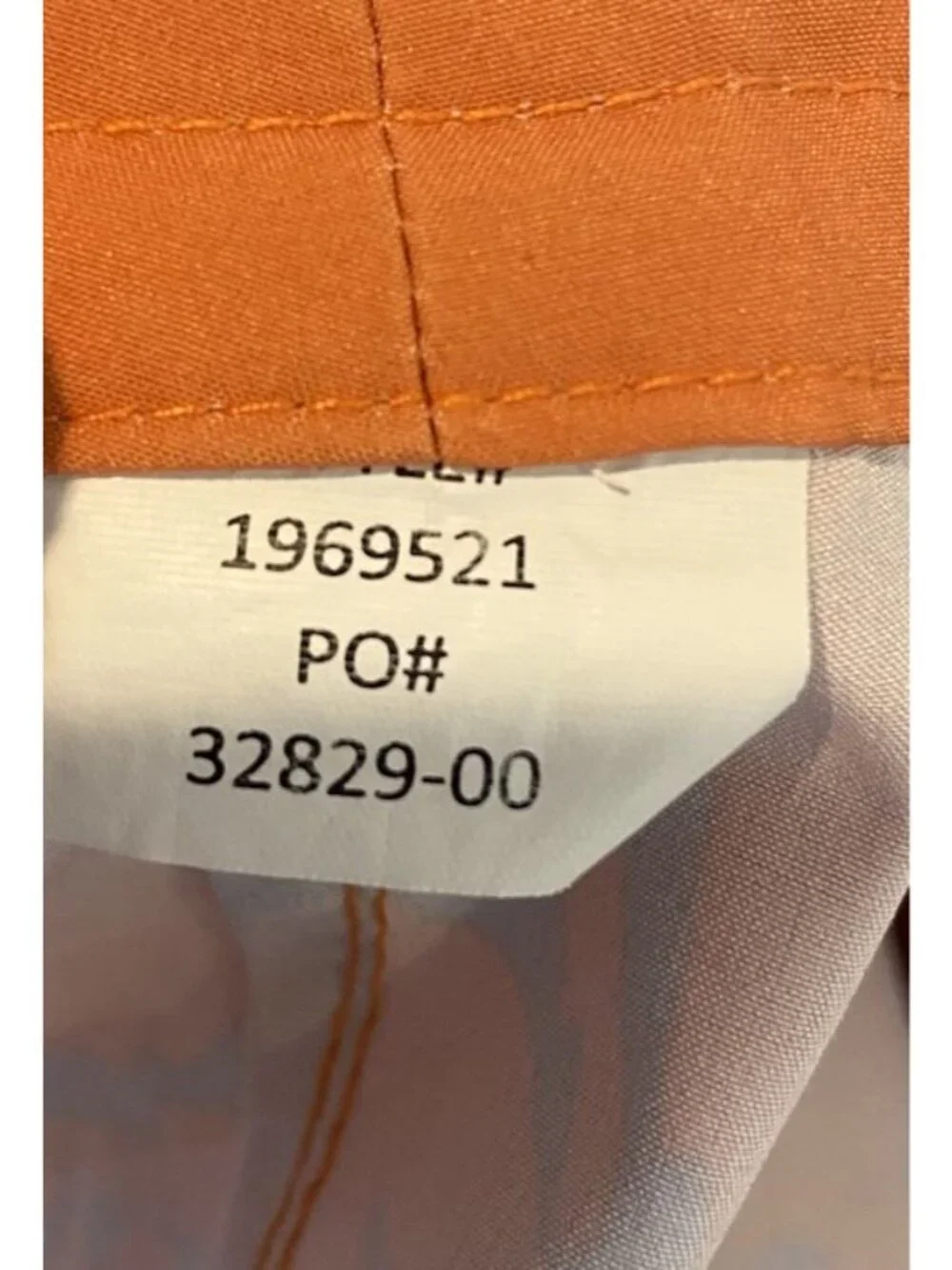 Men's Prana Board Shorts Athletic Swim Orange Gray Size 36